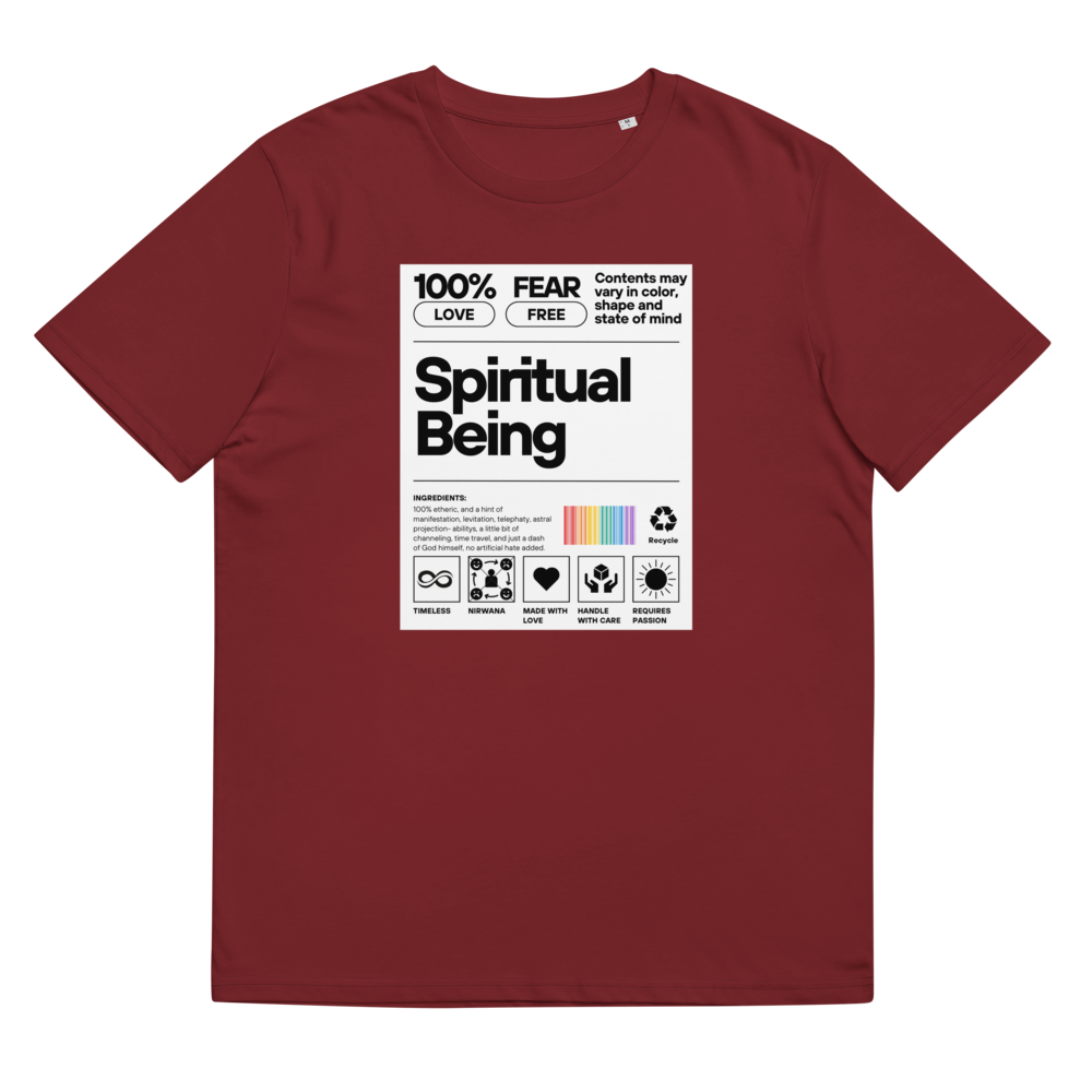 Spiritual Being Bio-Baumwoll-T-Shirt