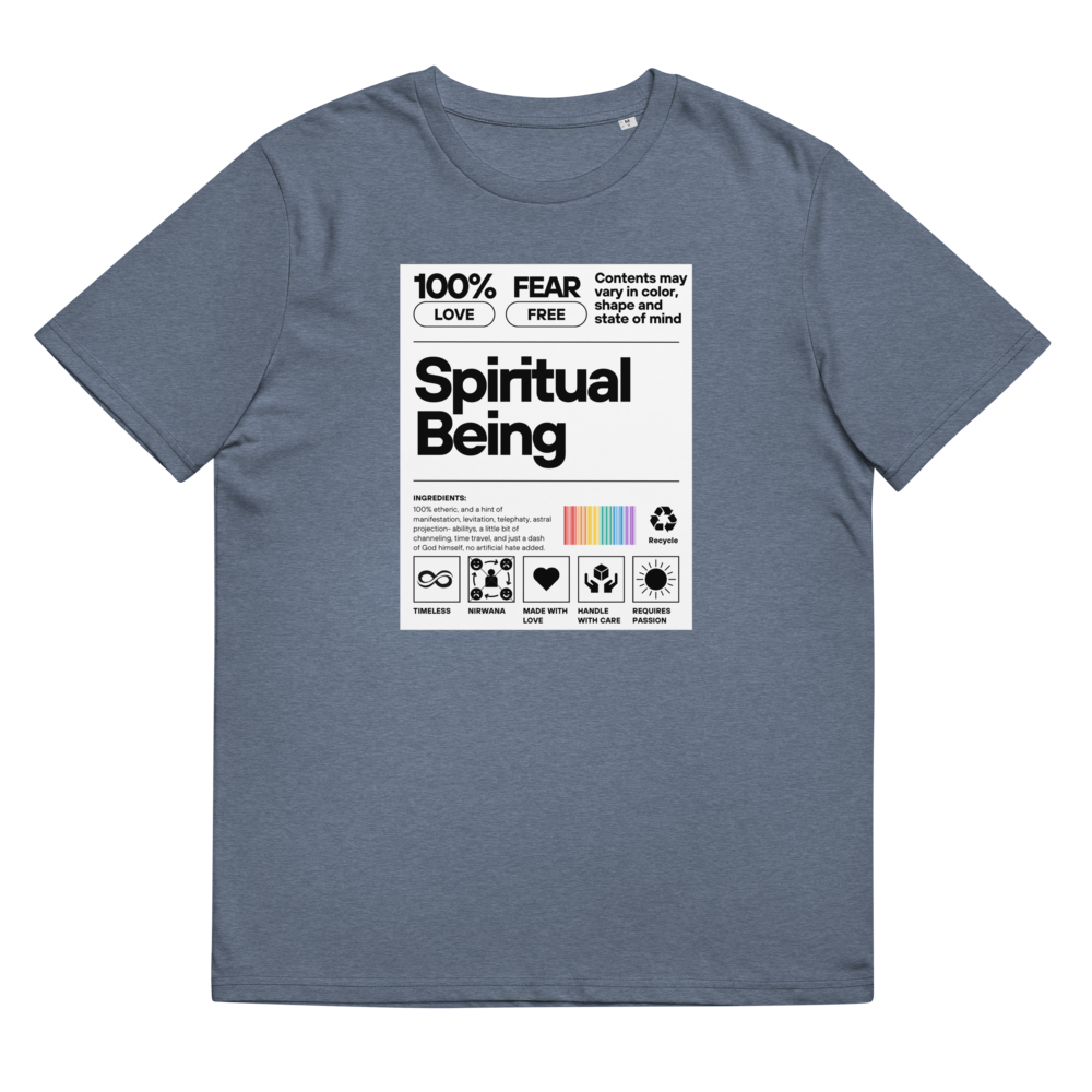 Spiritual Being Bio-Baumwoll-T-Shirt