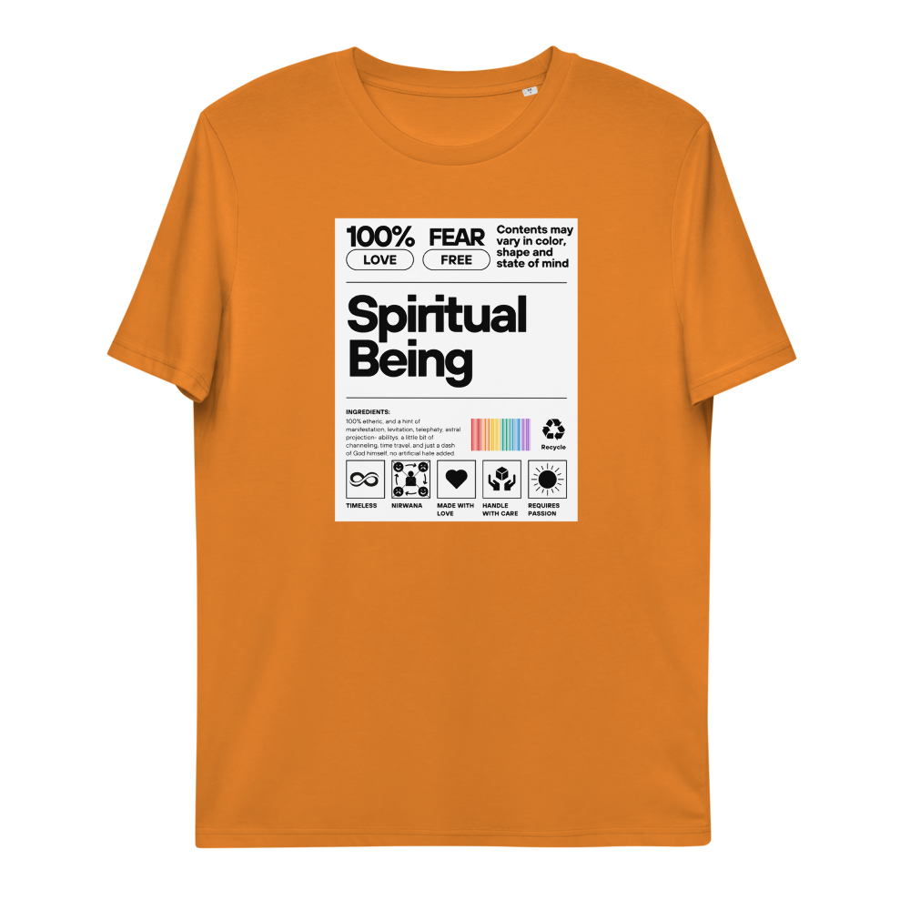 Spiritual Being Bio-Baumwoll-T-Shirt