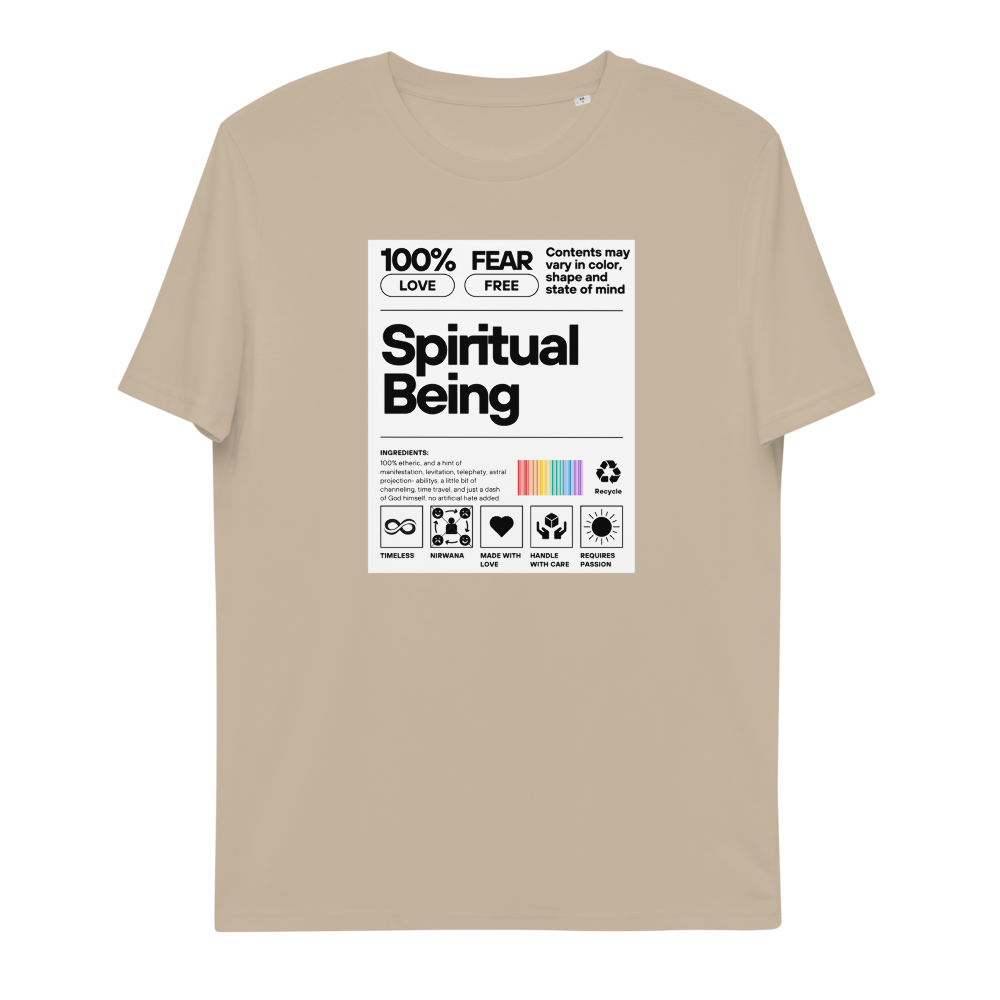 Spiritual Being Bio-Baumwoll-T-Shirt