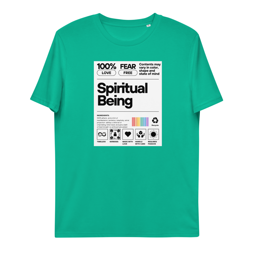 Spiritual Being Bio-Baumwoll-T-Shirt