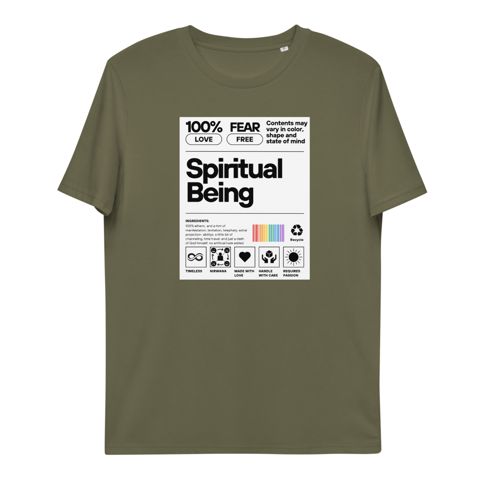 Spiritual Being Bio-Baumwoll-T-Shirt