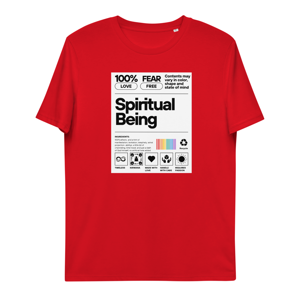 Spiritual Being Bio-Baumwoll-T-Shirt